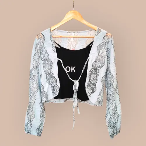 Laced in Mood – 3-in-1 Sheer Shrug Set