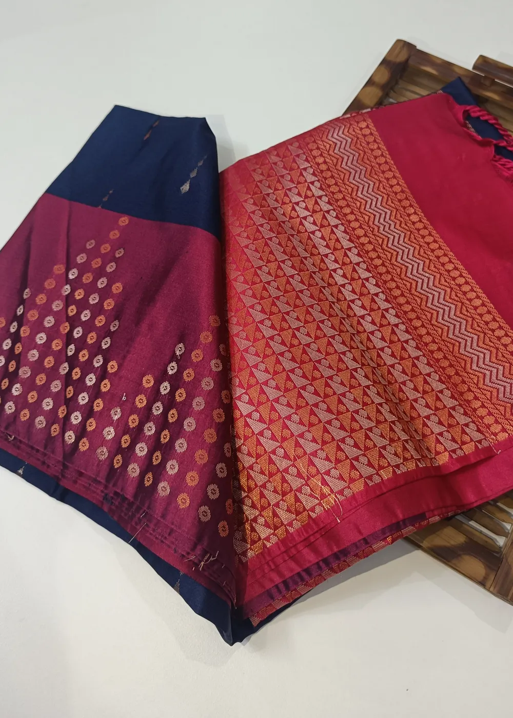 Deep Blue Vegan Silk