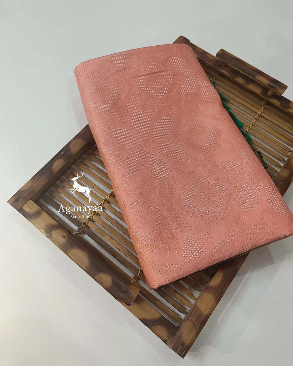 Blushing Peach Vegan Silk