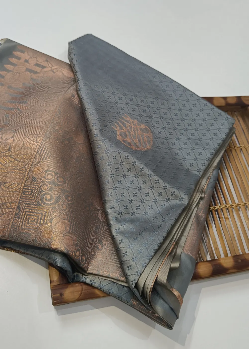 Borderless Grey Soft Silk