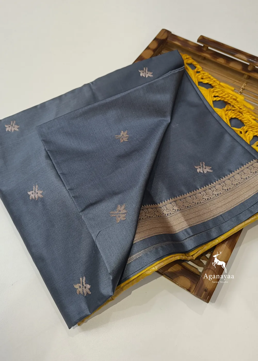 Elephant Grey Vegan Silk 