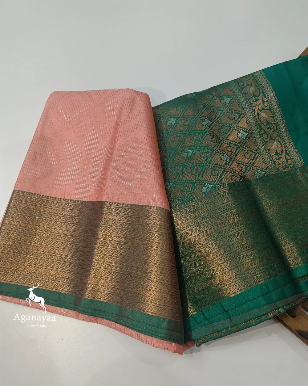 Blushing Peach Vegan Silk