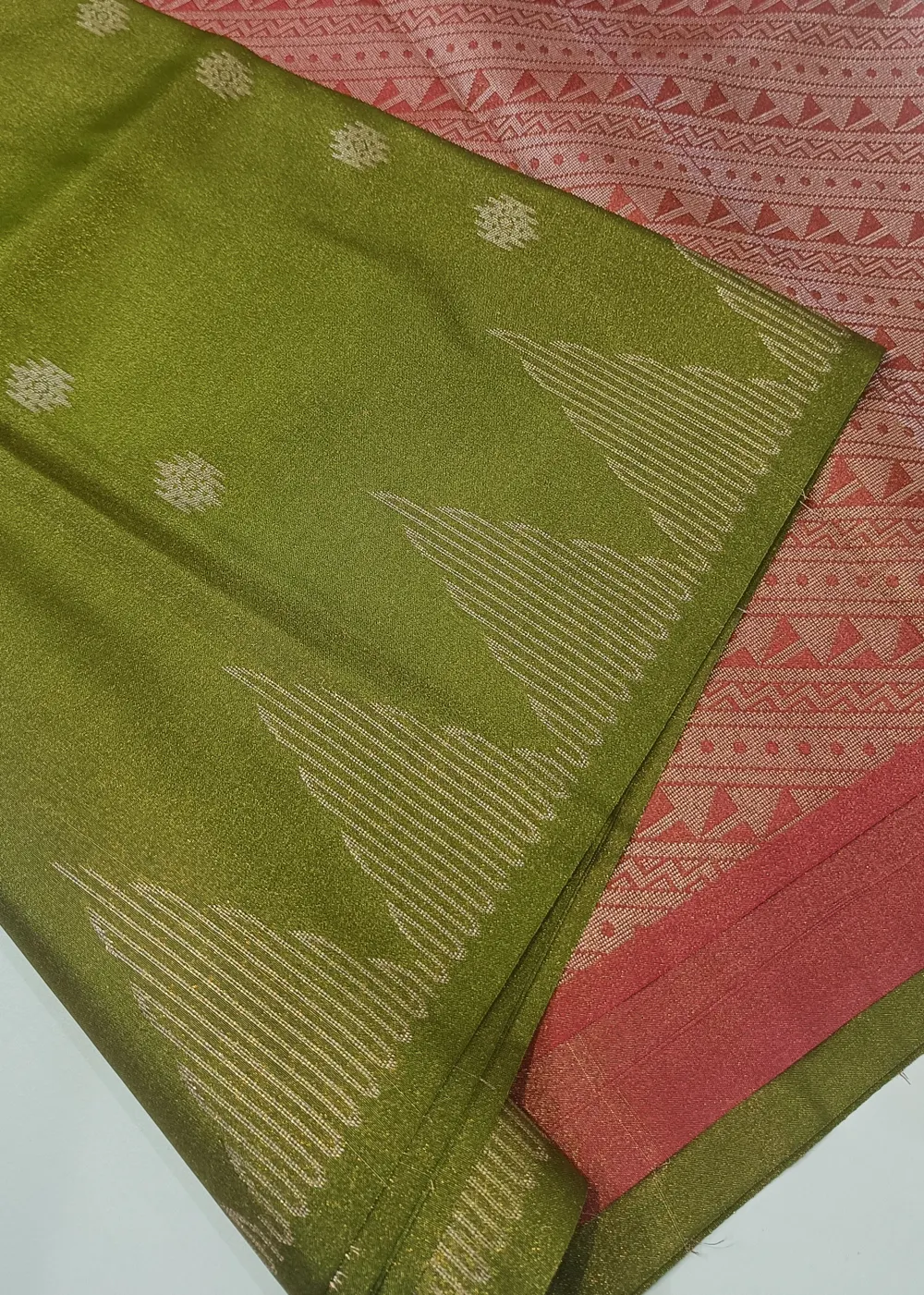 Green Tissue Silk
