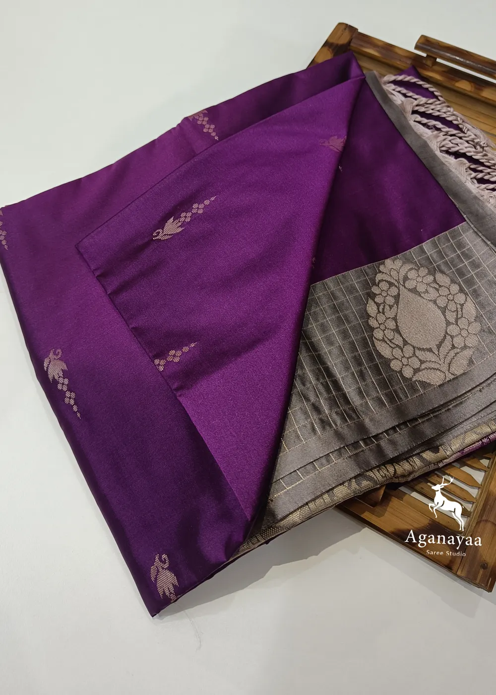 Purple Vegan Silk