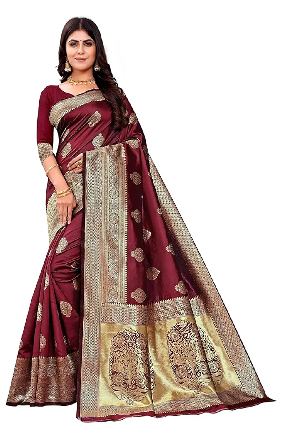 Vegan Soft Silk Saree