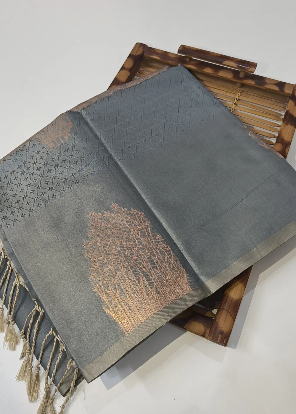 Borderless Grey Soft Silk