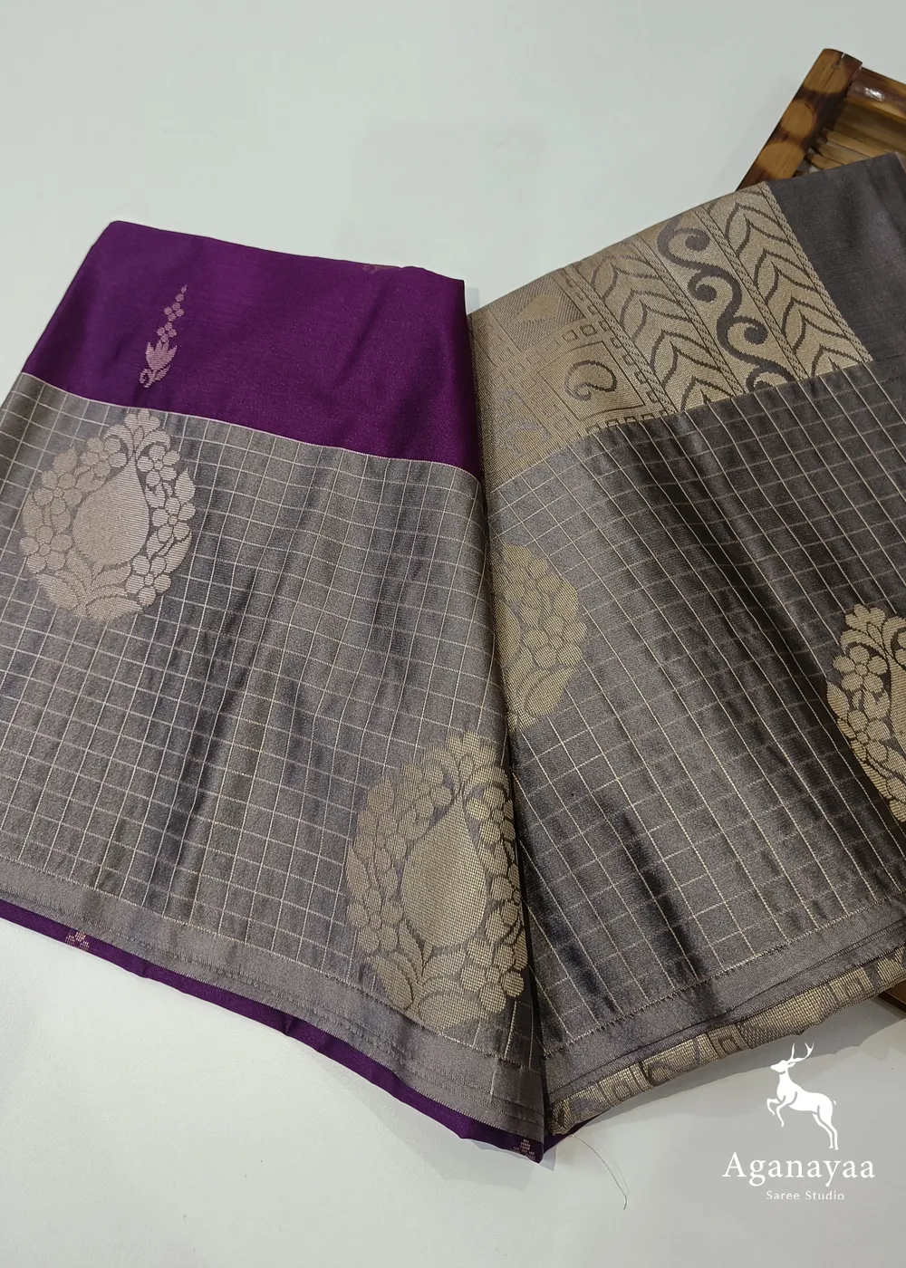 Purple Vegan Silk