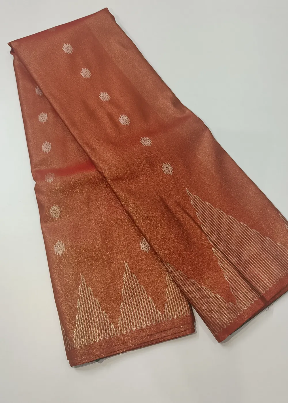 Orange Tissue Silk