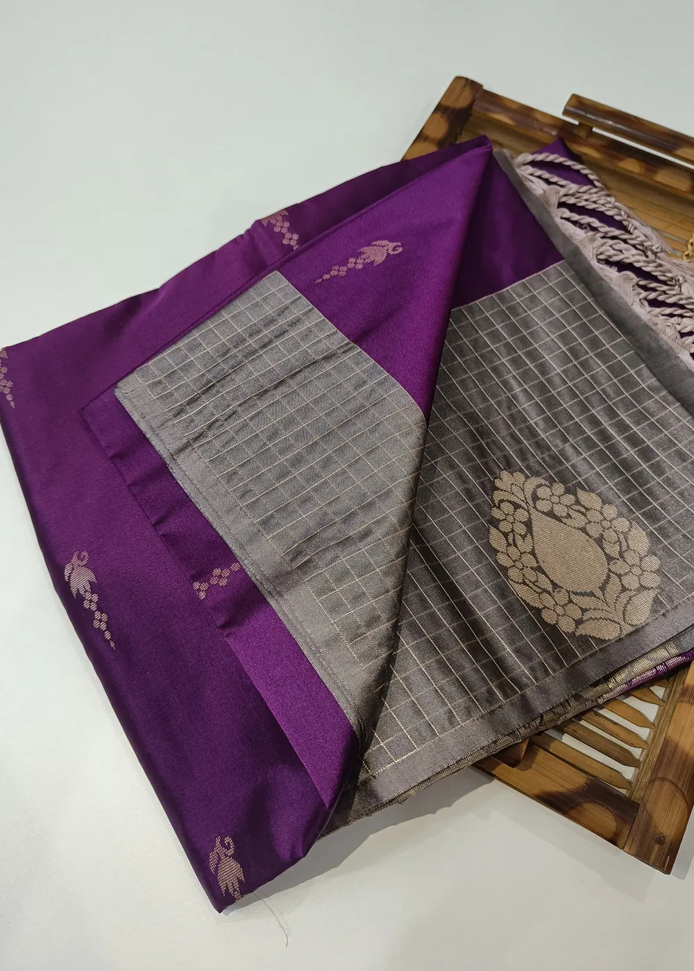 Purple Vegan Silk