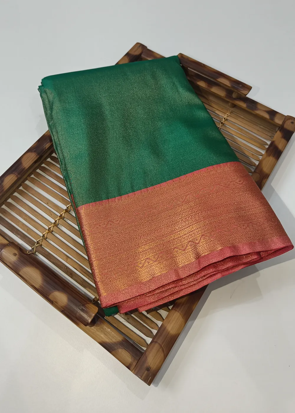 Green Tissue Silk