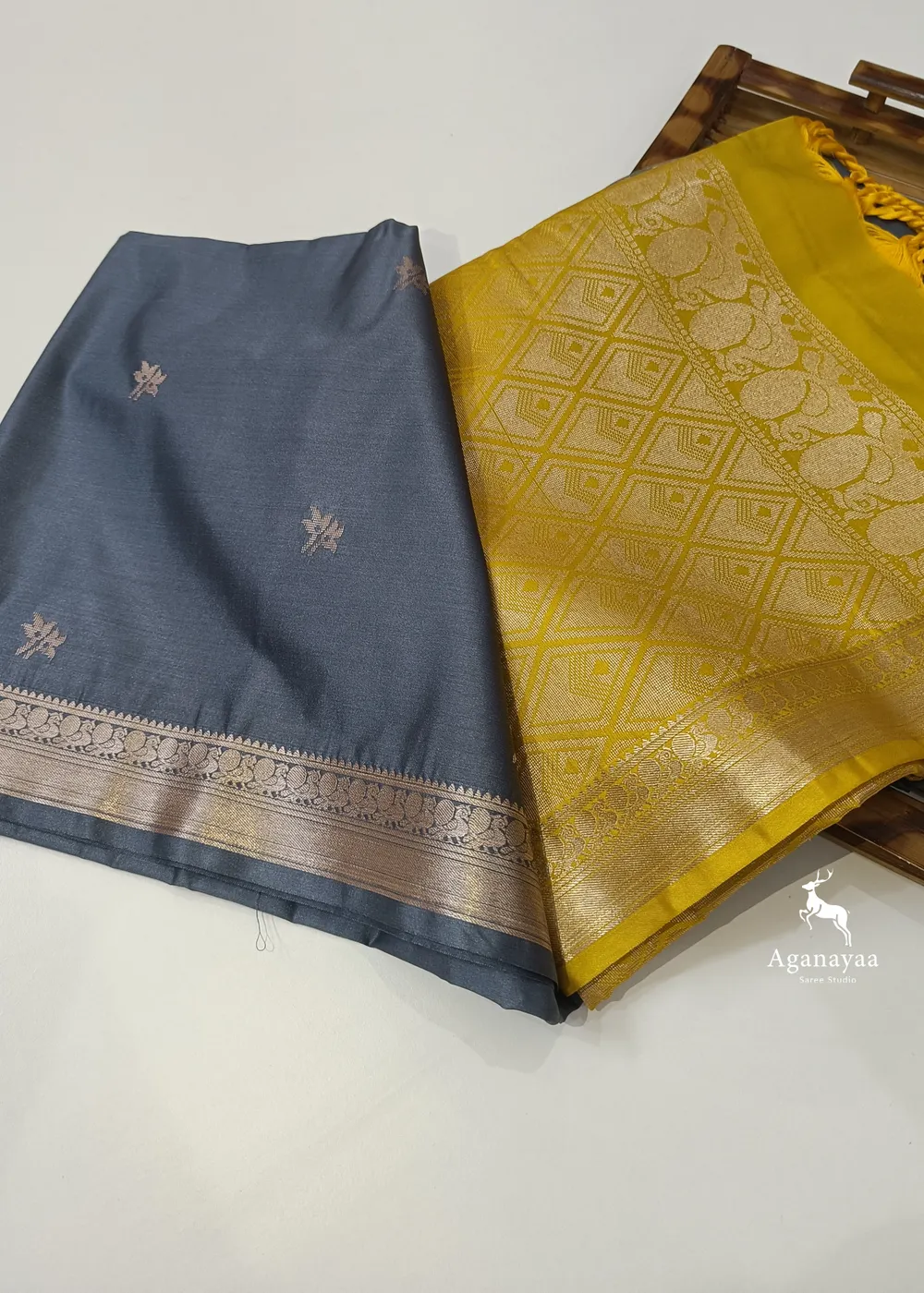 Elephant Grey Vegan Silk 