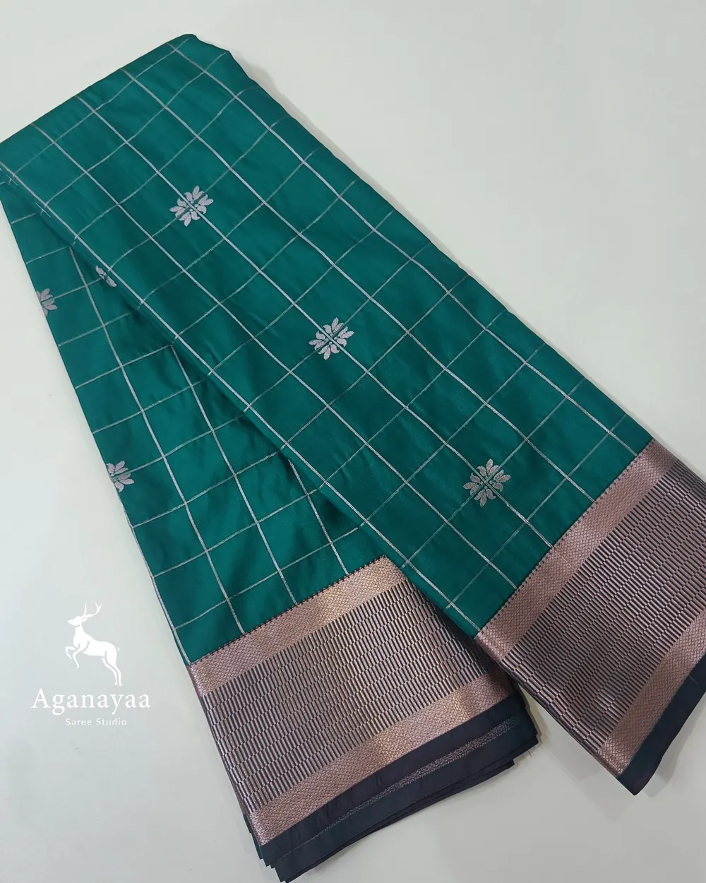 Persian Green Zari Kattam