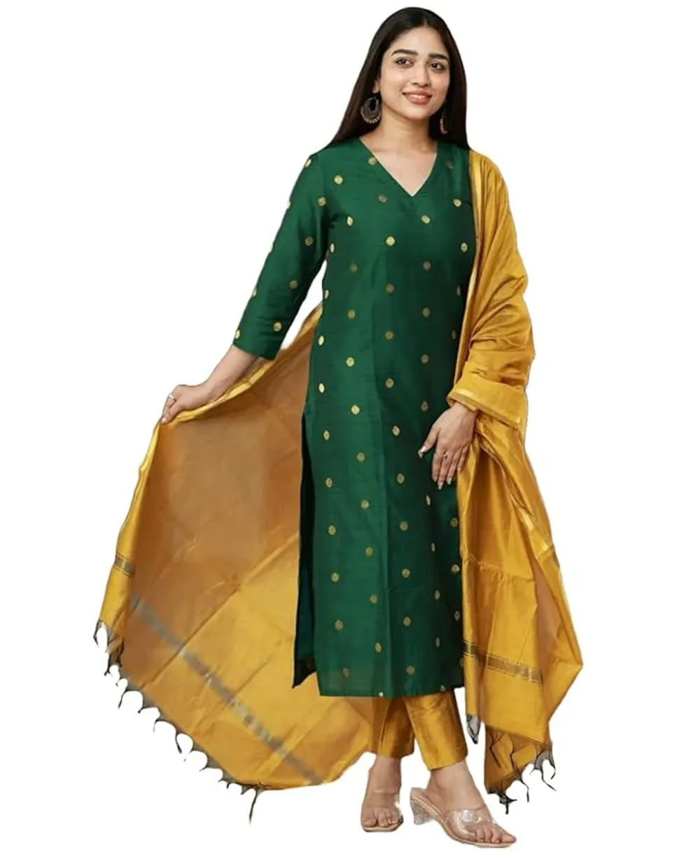 Silk Cotton Kurta
