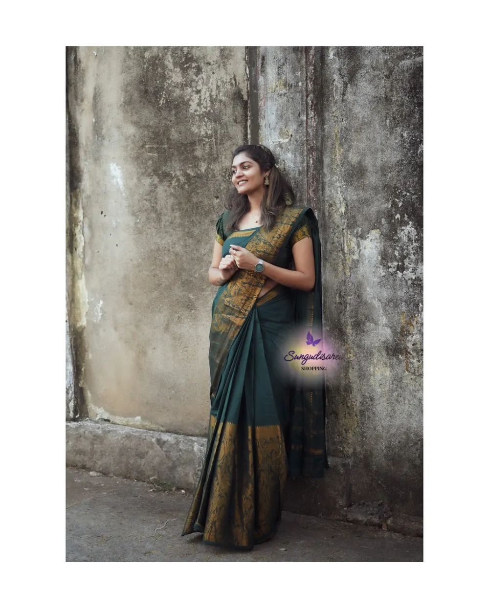 Green Vaseegara sungudi