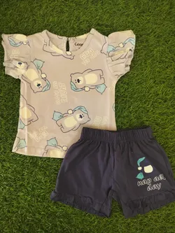 Teddy Frill Shorts Sets GFS006