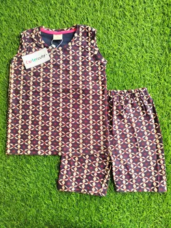 Geo Sleeveless Sets CCSL09