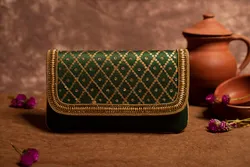 Green Clutch Bag