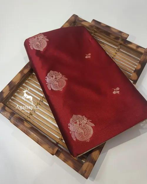 Brick Red Vegan Silk