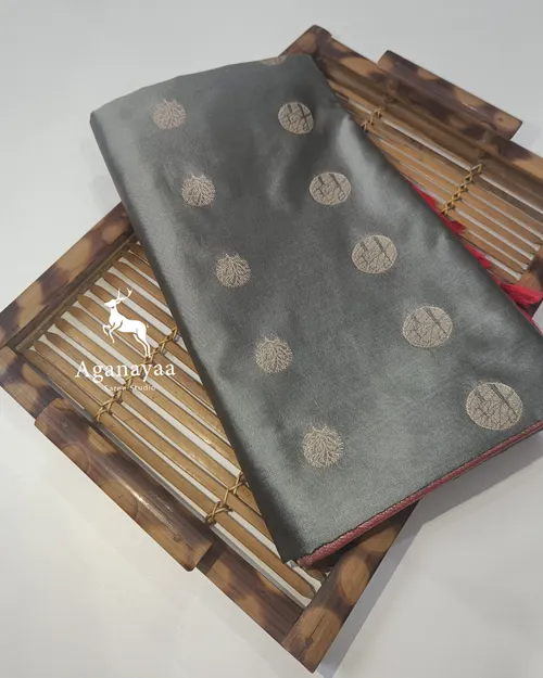 Silver Grey Vegan in Forest Theme Border