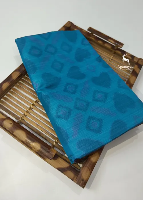 M.S Blue Vegan Silk