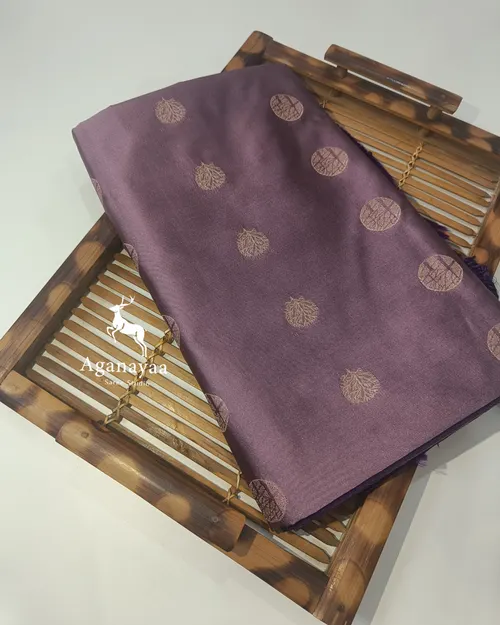 Lilac Purple Vegan in Forest Theme Border