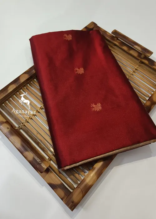 Brick Red Vegan Silk