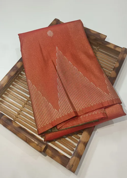 Orange Tissue Silk