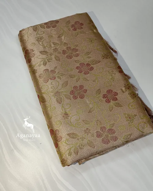 Pastel Creamy Tissue Silk - Floral