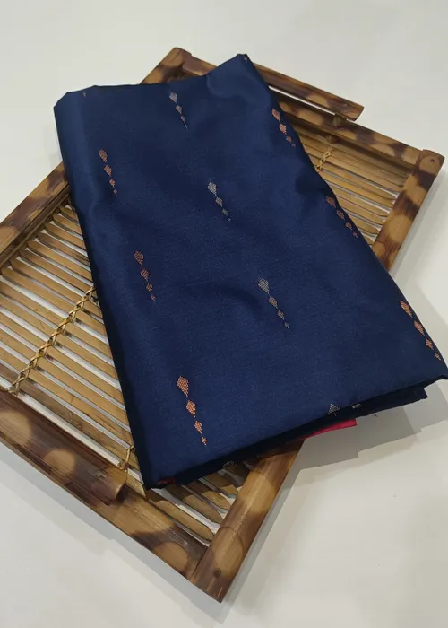 Deep Blue Vegan Silk