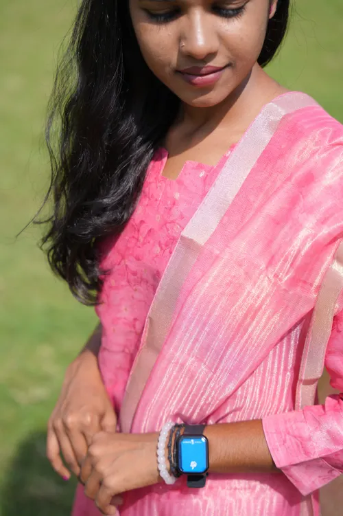 Silk  tissue salwar-A01862