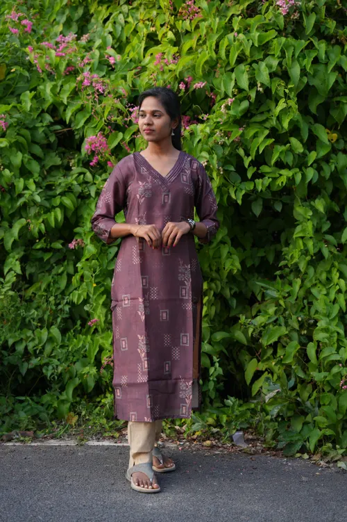 Chanderi silk-A01740