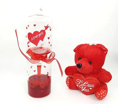 Love Meter and Teddy Bear | Valentine Gift |