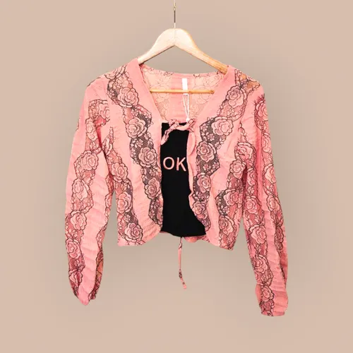 Laced in Mood – 3-in-1 Sheer Shrug Set
