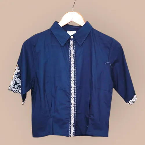 Flora Charm Embroidered Shirt – 5 Effortless Shades