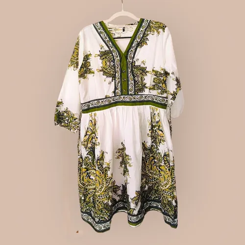 Indie Whirl Cotton Short Dress