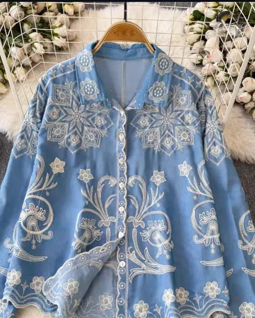 Dress Up Diva Royal Threads Embroidered Co-ord Set