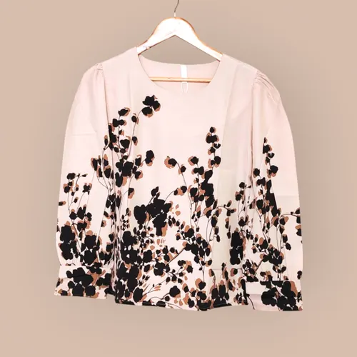 Petal Pop Printed Blouse – Where Art Meets Everyday
