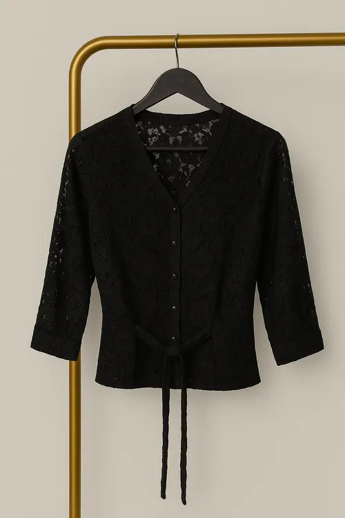Lush Lace Button-Down Tops