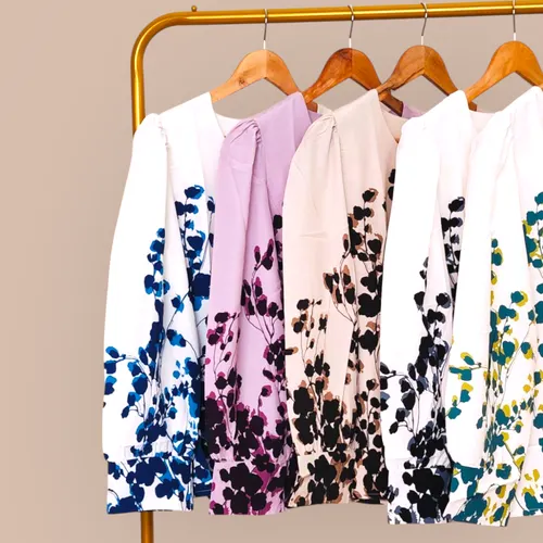 Petal Pop Printed Blouse – Where Art Meets Everyday