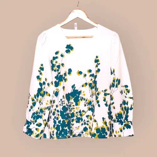 Petal Pop Printed Blouse – Where Art Meets Everyday