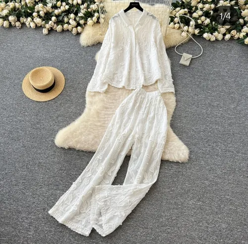 Dress Up Diva Noir Whisper Sheer Co-ord Set