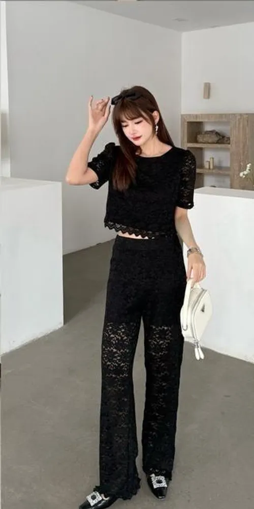 Dress Up Diva Laced in Luxe Co-ord Set – 6 Vibrant Shades
