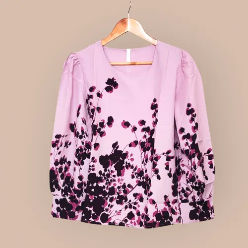 Petal Pop Printed Blouse – Where Art Meets Everyday