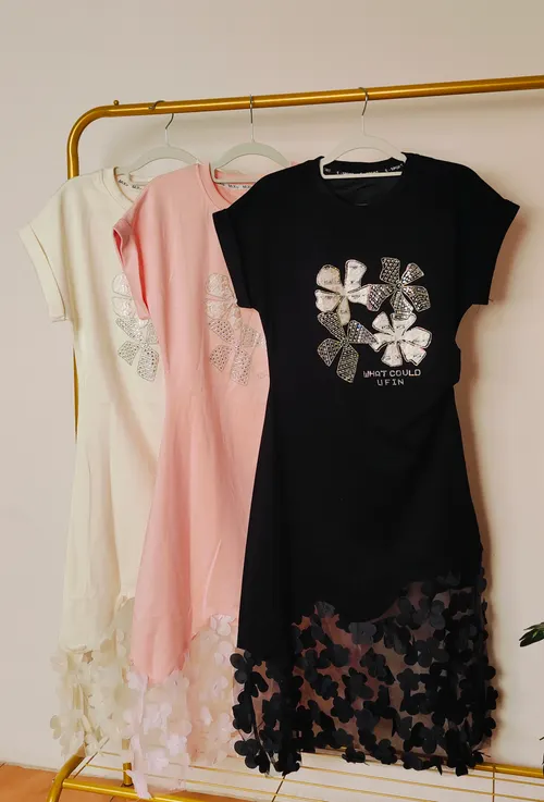 Dress Up Diva Petal Play Lace Hem Dress