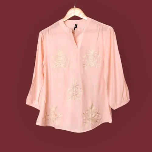 Whispers of Spring – Pastel Embroidered Cotton Tunics