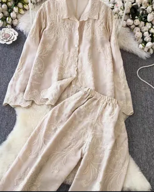 Dress Up Diva Royal Threads Embroidered Co-ord Set