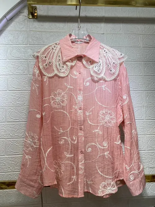 Dress Up Diva Vintage Muse Embroidered Shirt