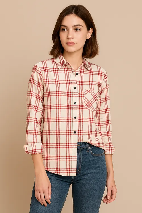 Checkmate Classic Shirt – Flannel Feels, City Girl Vibes