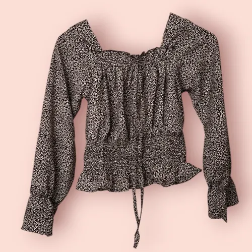 Chic Smocked Floral & Polka Peplum Tops – Set Your Style Free