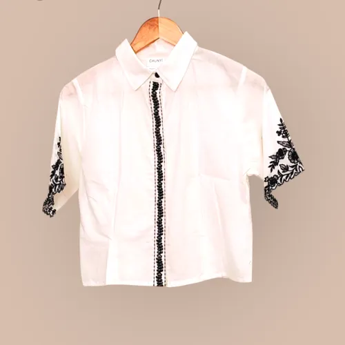 Flora Charm Embroidered Shirt – 5 Effortless Shades